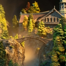 Rivendell Environment by Weta Workshop - The Lord of the Rings 28 cm diorama