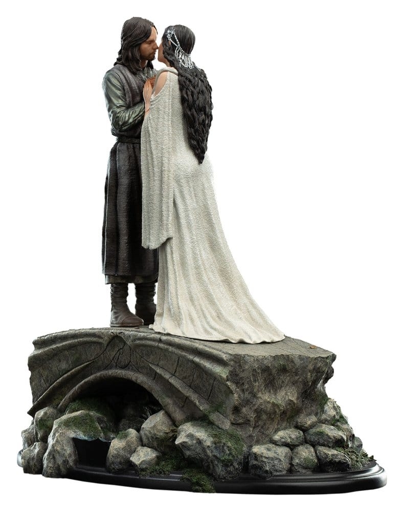 Aragorn and Arwen Miniature Statue di Weta Workshop - statua The Lord of the Rings alta 24 cm
