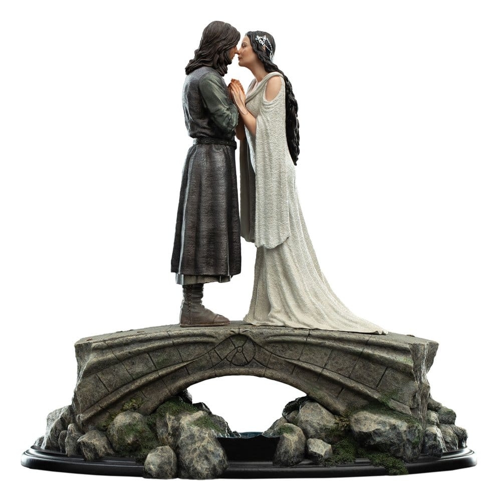 Aragorn and Arwen Miniature Statue van Weta Workshop - The Lord of the Rings 24 cm standbeeld