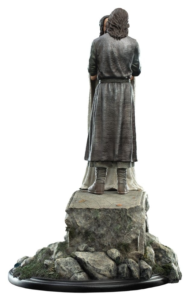Aragorn and Arwen Miniature Statue di Weta Workshop - statua The Lord of the Rings alta 24 cm