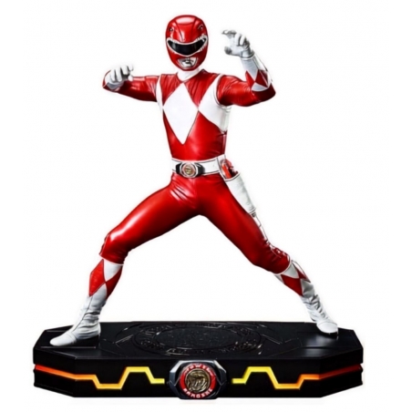 Red Ranger Premium Masterline par Prime 1 Studio - statue 1/4 Mighty Morphin Power Rangers de 62 cm