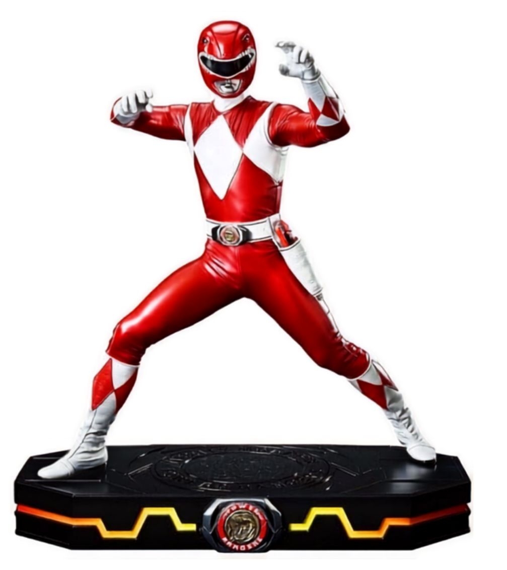 Red Ranger Premium Masterline di Prime 1 Studio - statua Mighty Morphin Power Rangers in scala 1/4