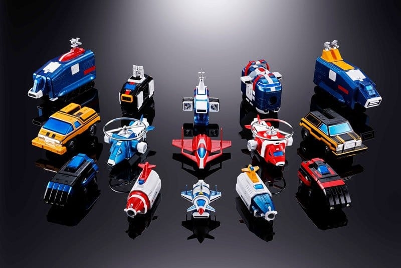 Dairugger XV Soul of Chogokin par Bandai Tamashii Nations - GX-88 - figurine Armored Fleet Dairugger XV de 29 cm