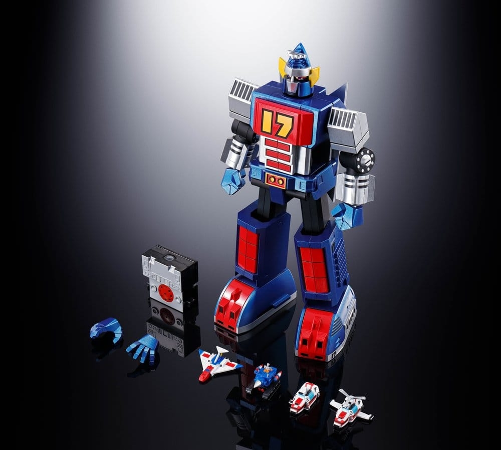 Daitetsujin 17 & 18 Soul of Chogokin par Bandai Tamashii Nations - GX-101S - figurine Daitetsujin 17 de 18 cm