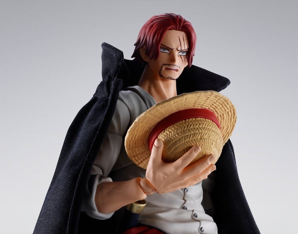 Shanks (Marineford Summit War) S.H.Figuarts von Bandai Tamashii Nations - One Piece 17 cm Actionfigur