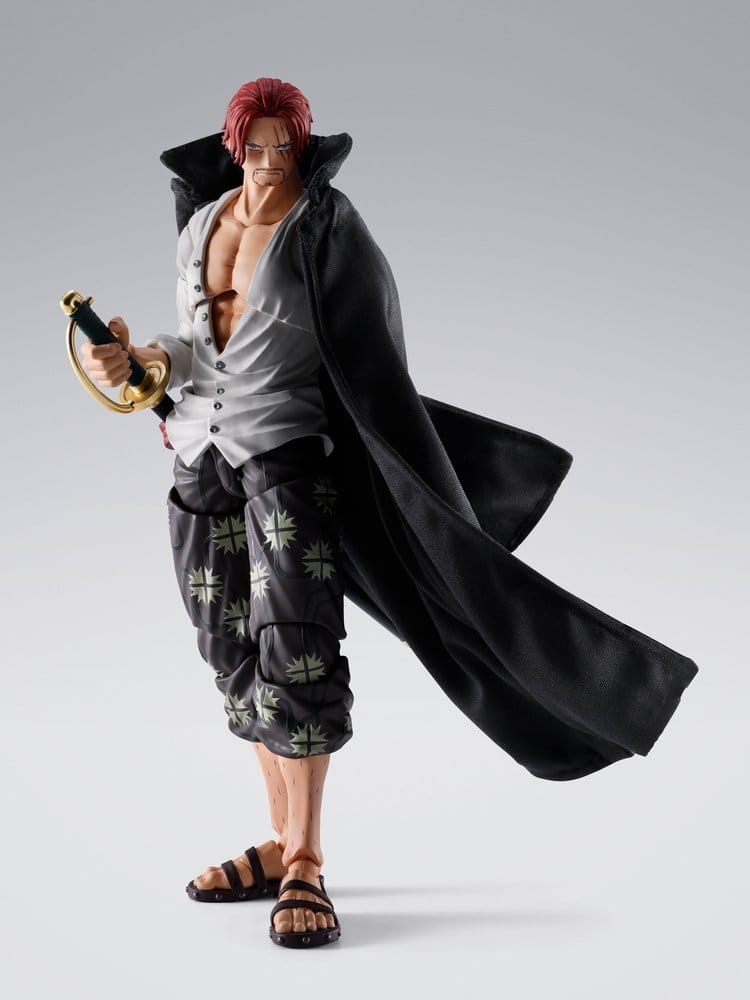 Shanks (Marineford Summit War) S.H.Figuarts von Bandai Tamashii Nations - One Piece 17 cm Actionfigur