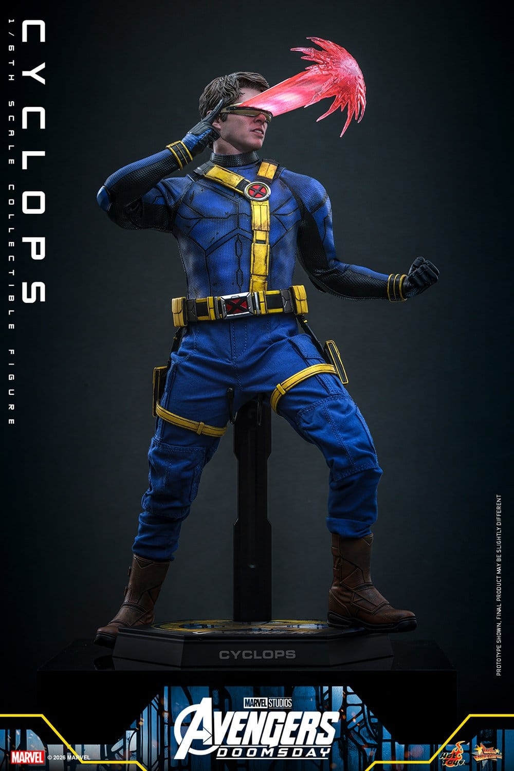 Cyclops par Hot Toys - MMS908 - figurine 1/6 Avengers: Doomsday de 30 cm