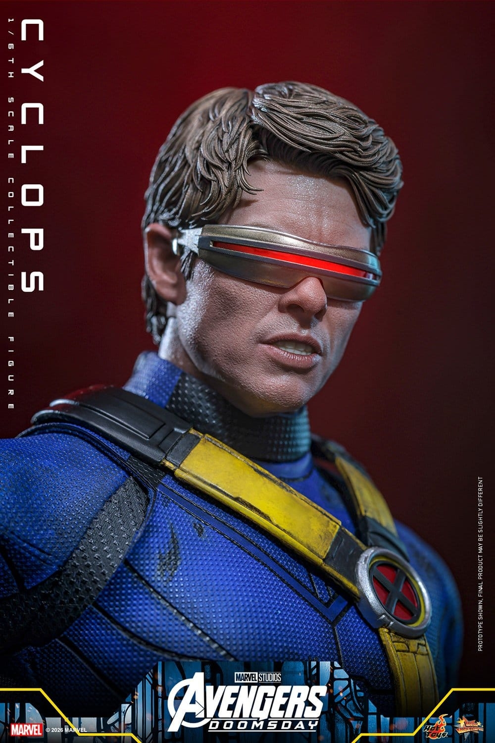 Cyclops de Hot Toys - MMS908 - figura de acción Avengers: Doomsday a escala 1/6