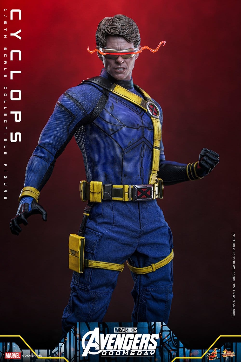 Cyclops par Hot Toys - MMS908 - figurine 1/6 Avengers: Doomsday de 30 cm