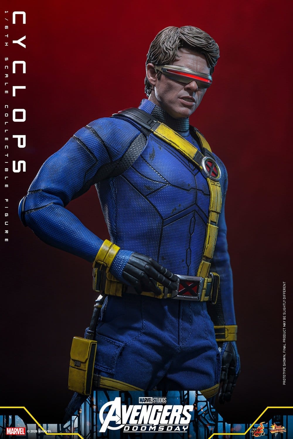 Cyclops de Hot Toys - MMS908 - figura de acción Avengers: Doomsday a escala 1/6