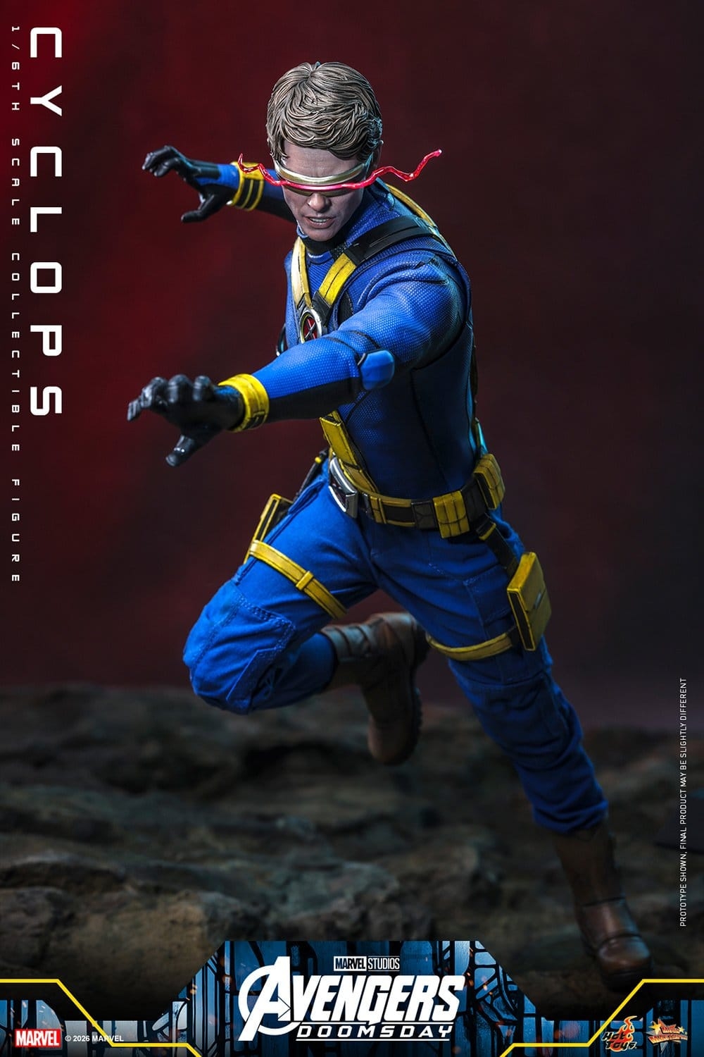 Cyclops de Hot Toys - MMS908 - figura de acción Avengers: Doomsday a escala 1/6