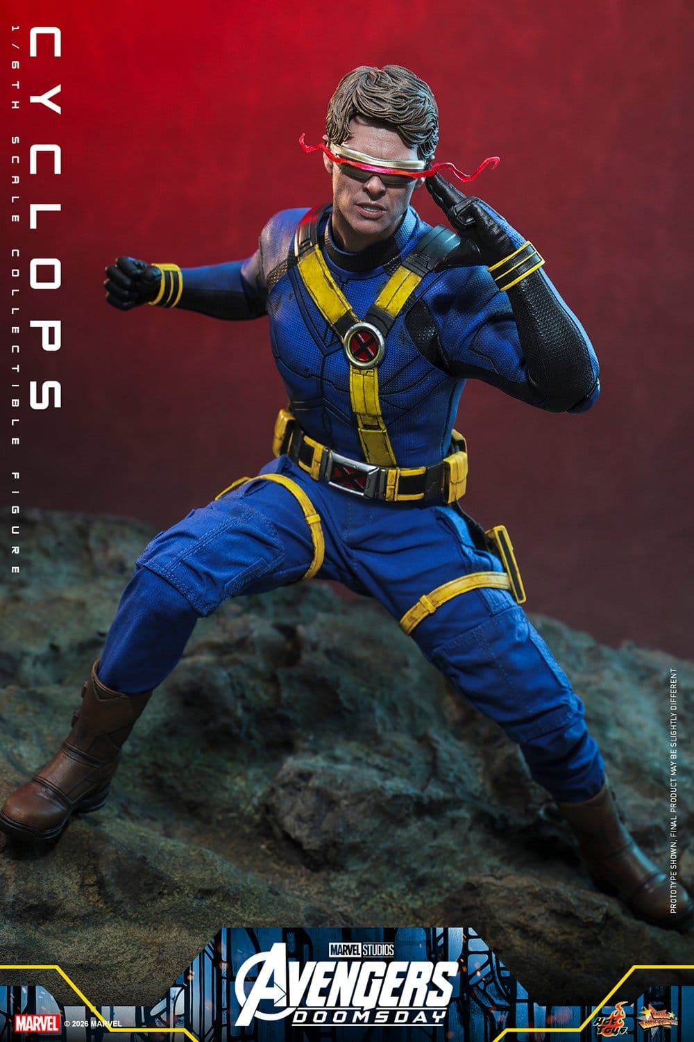 Cyclops de Hot Toys - MMS908 - figura de acción Avengers: Doomsday a escala 1/6