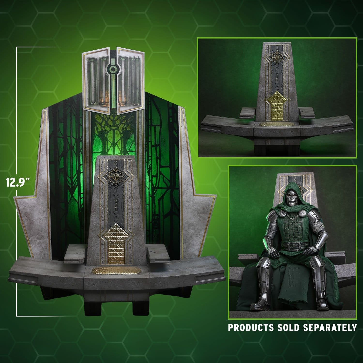Doom's Throne de Hot Toys - ACS016 - diorama Avengers: Doomsday a escala 1/6