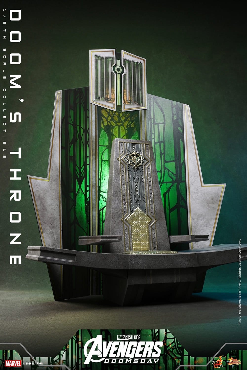 Doom's Throne von Hot Toys - ACS016 - Avengers: Doomsday 1/6 Maßstab Diorama