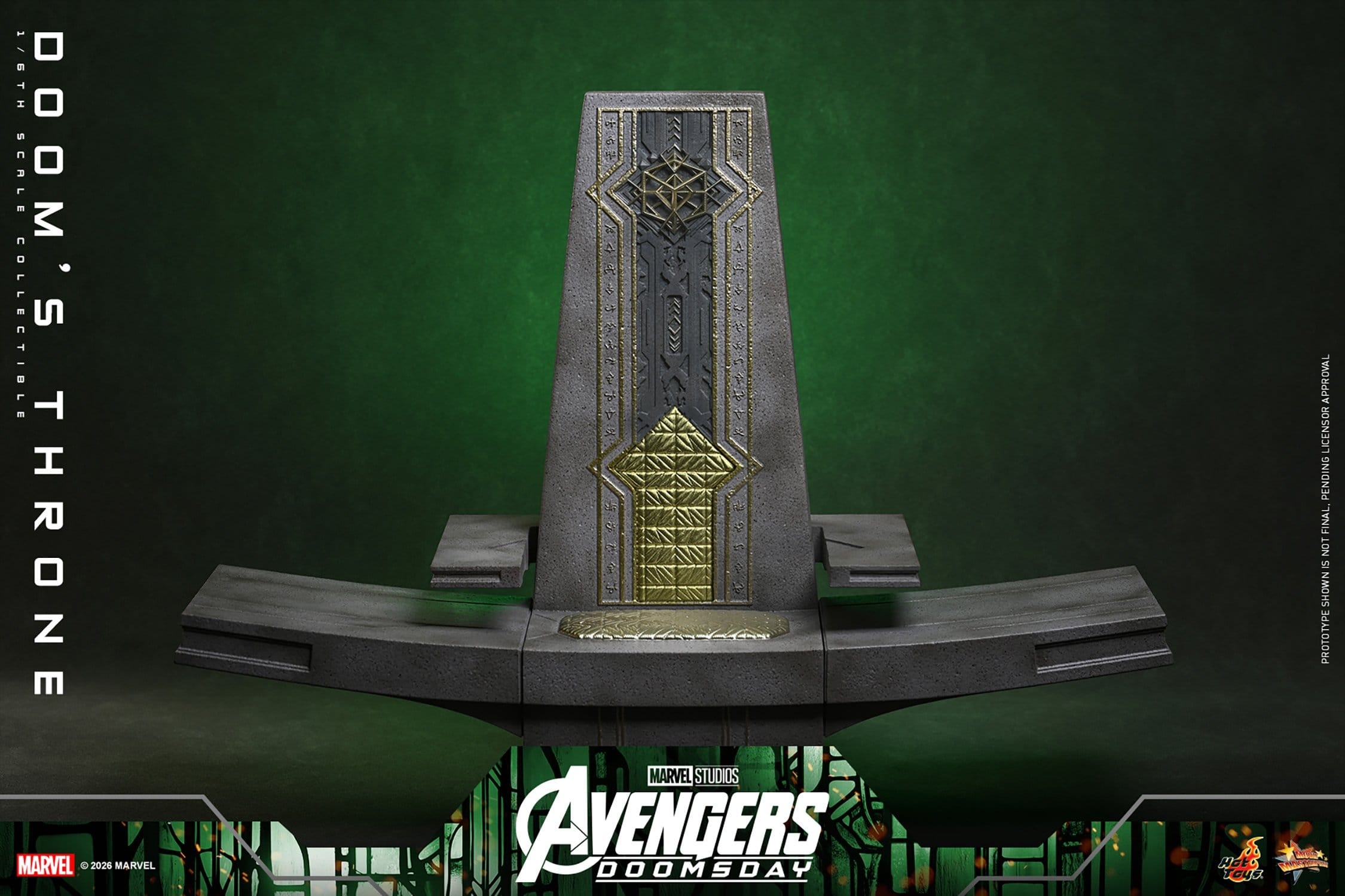 Doom's Throne von Hot Toys - ACS016 - Avengers: Doomsday 1/6 Maßstab Diorama