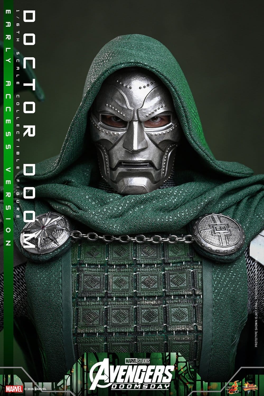 Doctor Doom von Hot Toys Early Access version - MMS906 - Avengers: Doomsday 1/6 Maßstab Actionfigur