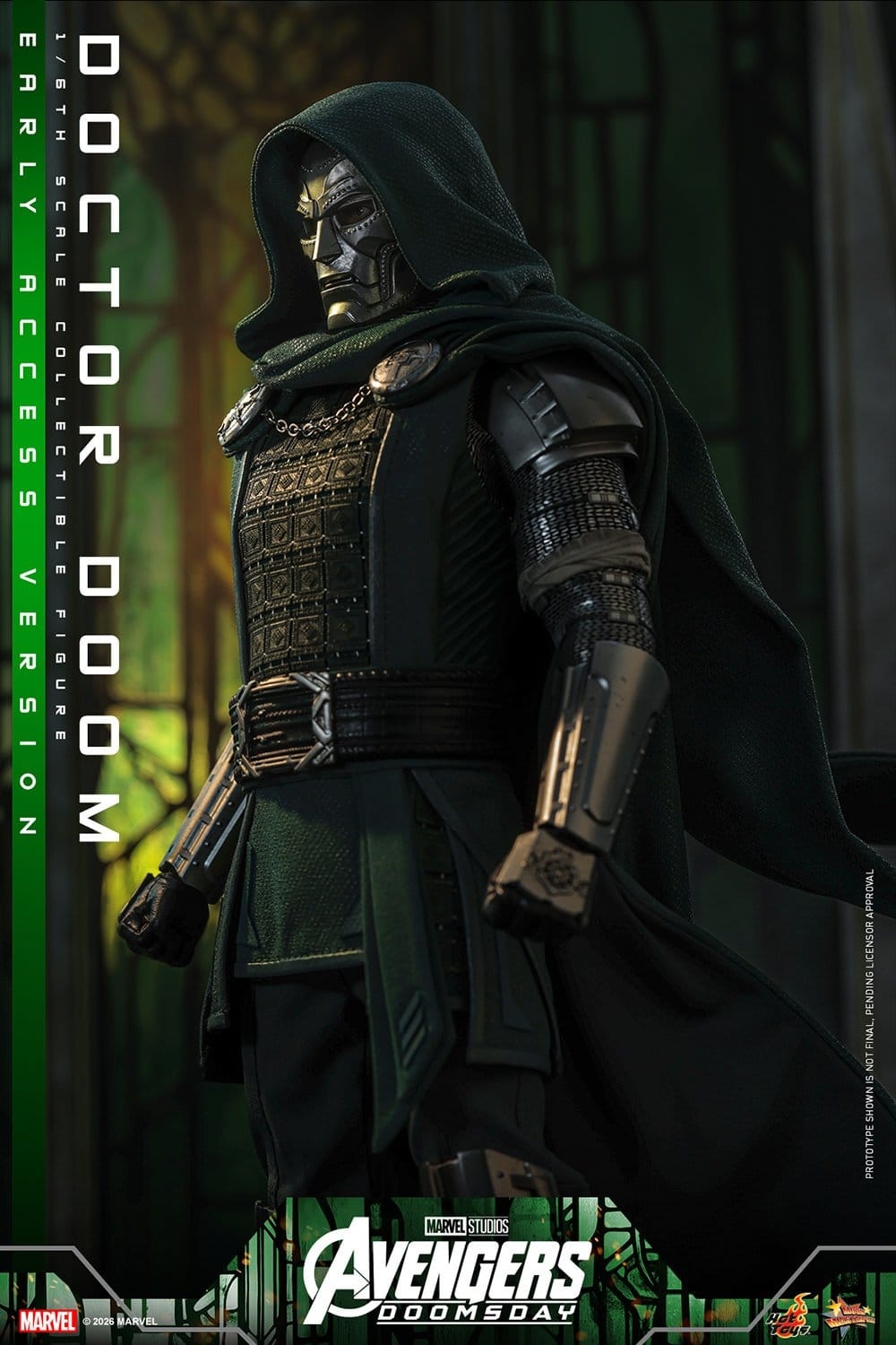 Doctor Doom de Hot Toys Early Access version - MMS906 - figura de acción Avengers: Doomsday a escala 1/6