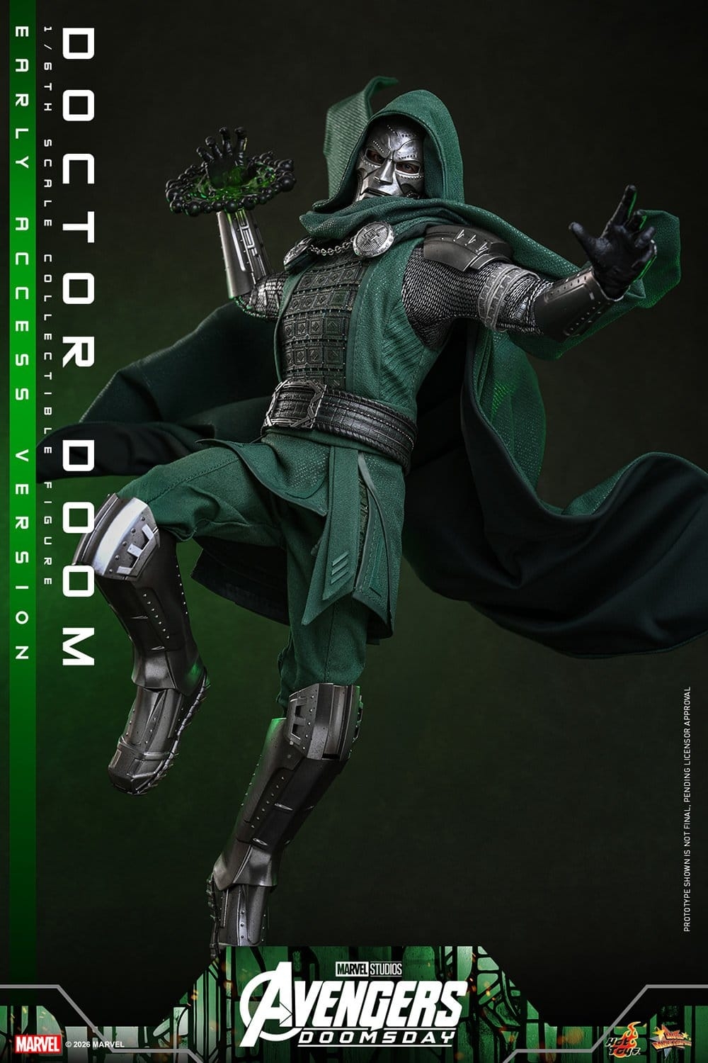 Doctor Doom Early Access par Hot Toys - MMS906 - figurine 1/6 Avengers: Doomsday de 31 cm