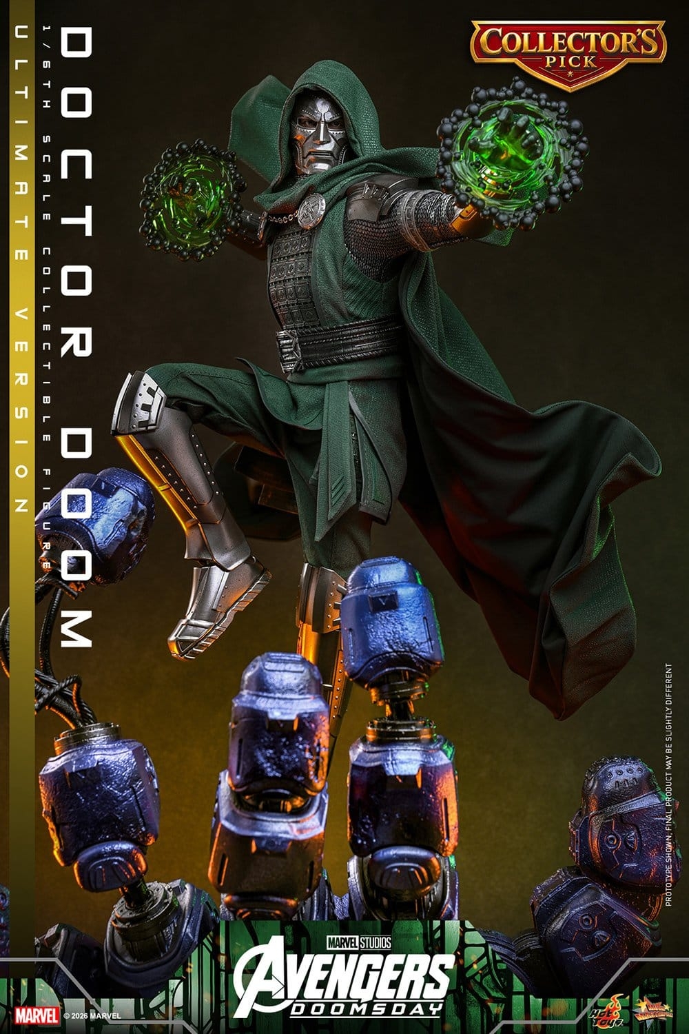Doctor Doom Ultimate par Hot Toys - MMS907 - figurine 1/6 Avengers: Doomsday de 31 cm