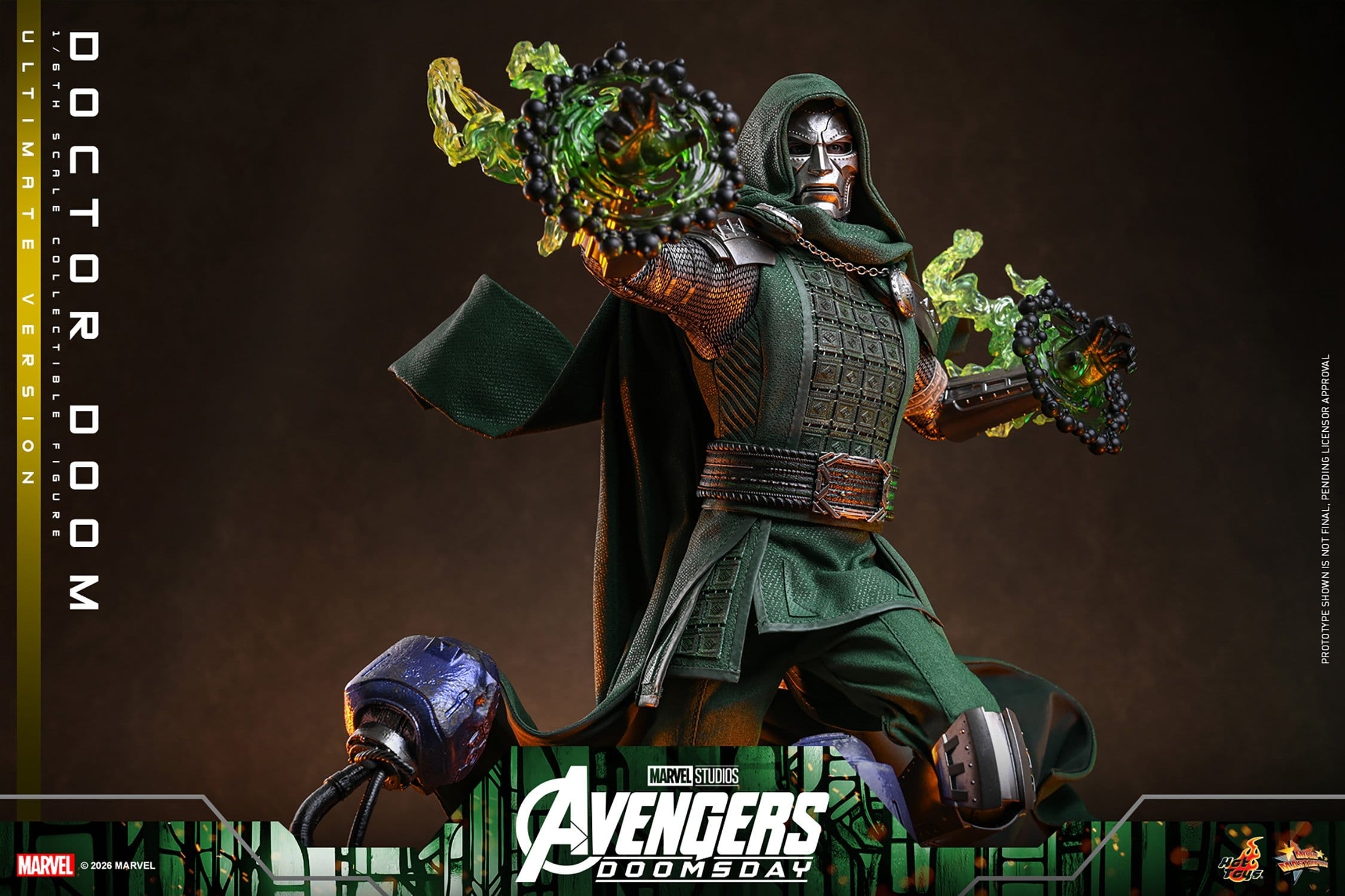 Doctor Doom von Hot Toys Ultimate version - MMS907 - Avengers: Doomsday 1/6 Maßstab Actionfigur