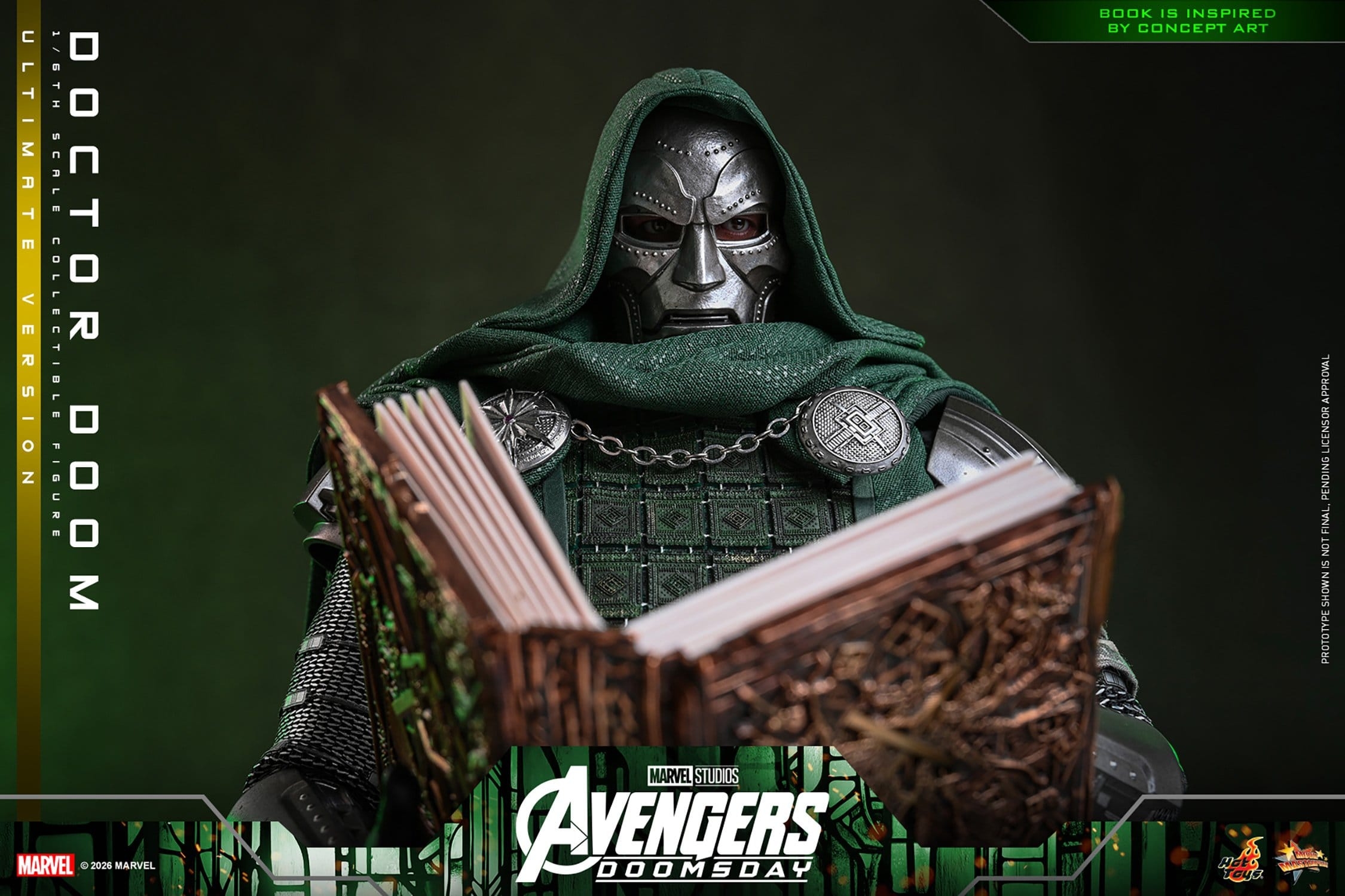 Doctor Doom Ultimate par Hot Toys - MMS907 - figurine 1/6 Avengers: Doomsday de 31 cm