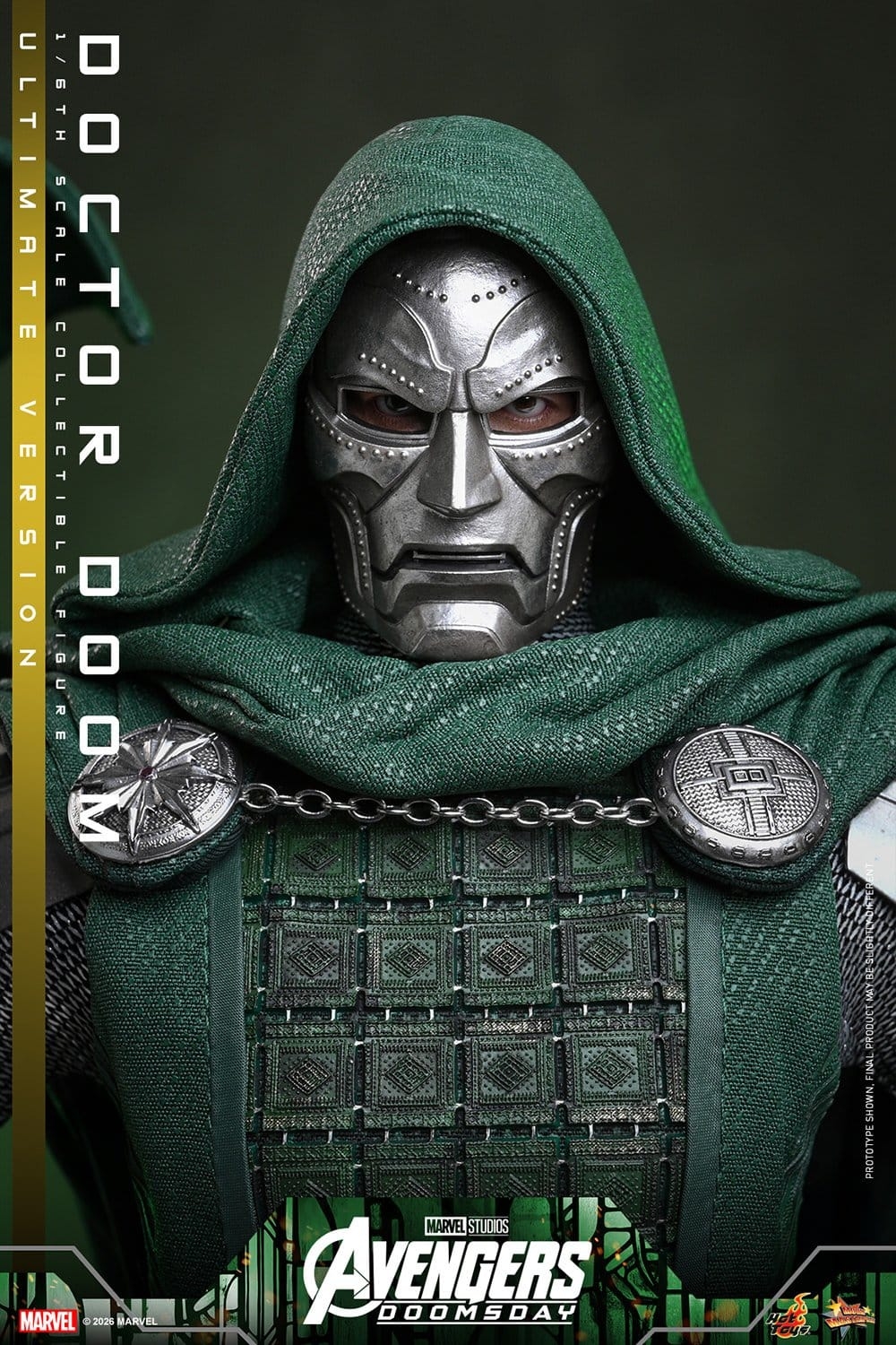 Doctor Doom de Hot Toys Ultimate version - MMS907 - figura de acción Avengers: Doomsday a escala 1/6