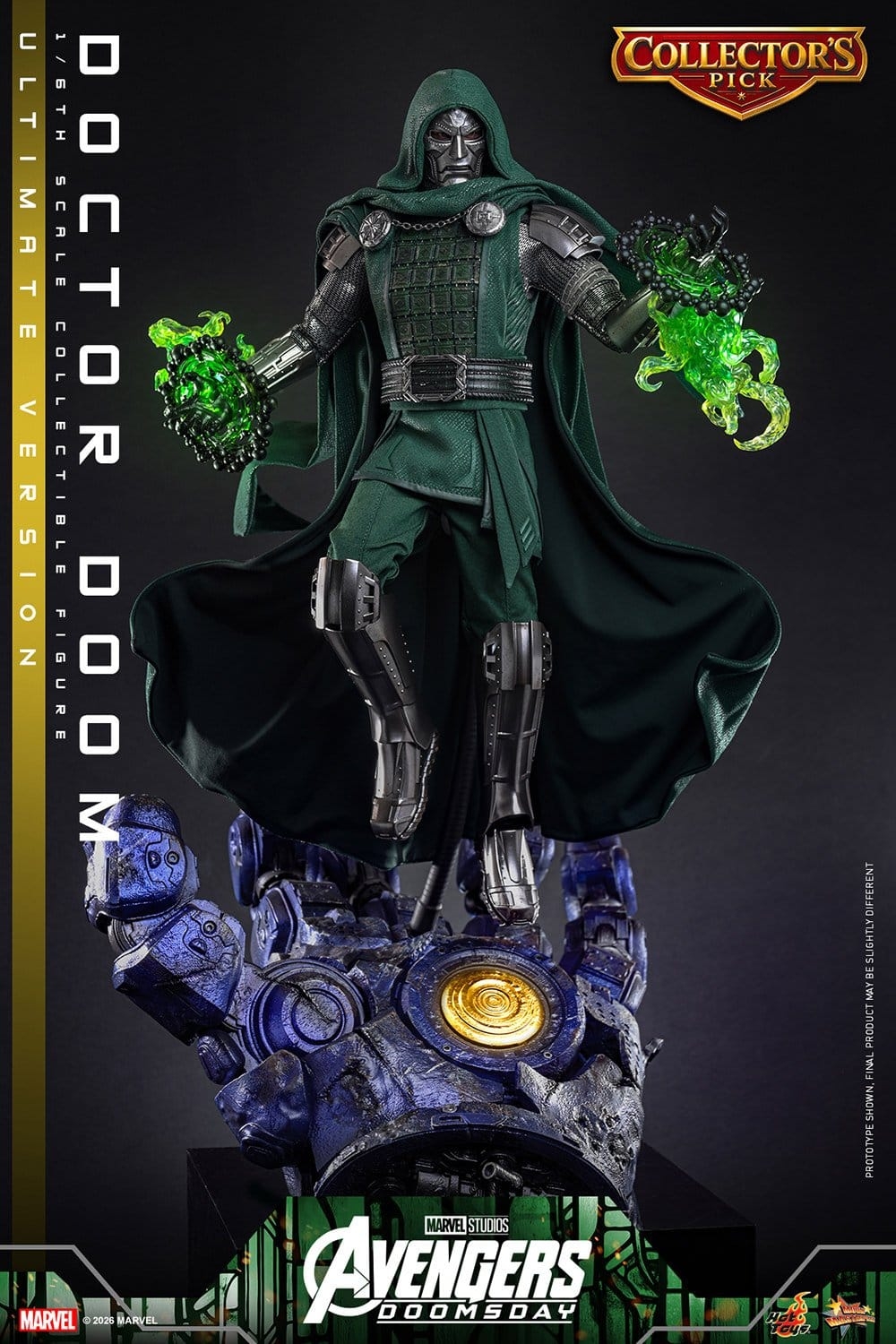 Doctor Doom Ultimate par Hot Toys - MMS907 - figurine 1/6 Avengers: Doomsday de 31 cm
