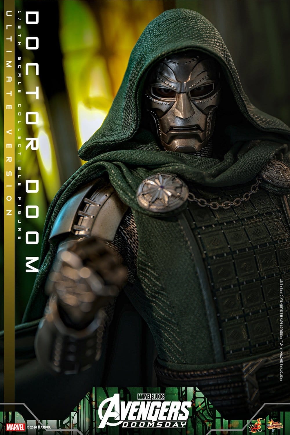 Doctor Doom de Hot Toys Ultimate version - MMS907 - figura de acción Avengers: Doomsday a escala 1/6