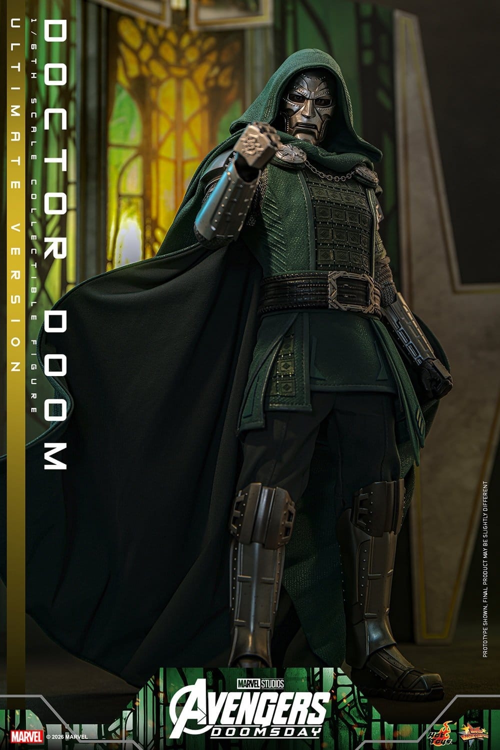 Doctor Doom de Hot Toys Ultimate version - MMS907 - figura de acción Avengers: Doomsday a escala 1/6
