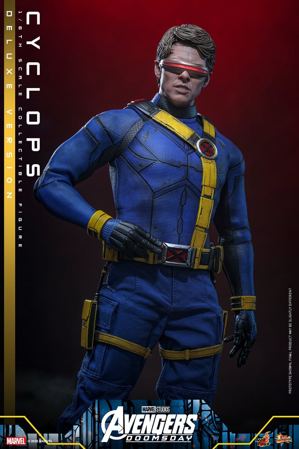 Cyclops di Hot Toys Deluxe version - MMS909 - action figure Avengers: Doomsday in scala 1/6