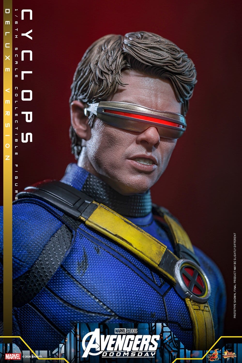 Cyclops de Hot Toys Deluxe version - MMS909 - figura de acción Avengers: Doomsday a escala 1/6