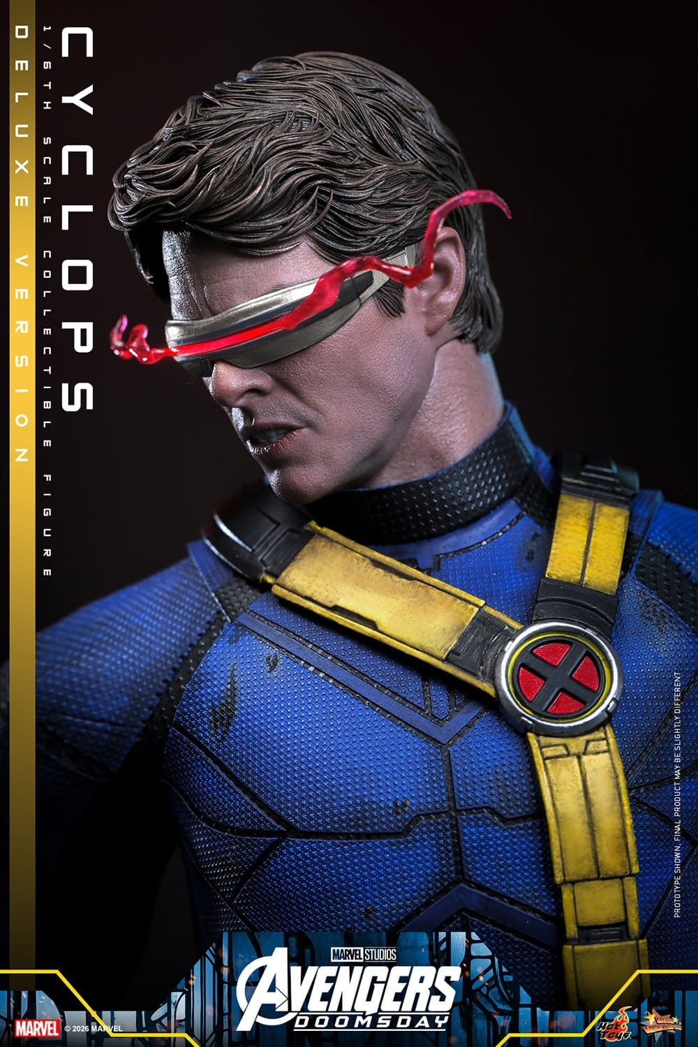 Cyclops van Hot Toys Deluxe version - MMS909 - Avengers: Doomsday 1/6 schaal actiefiguur