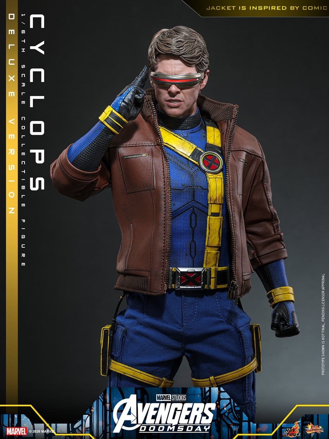Cyclops van Hot Toys Deluxe version - MMS909 - Avengers: Doomsday 1/6 schaal actiefiguur