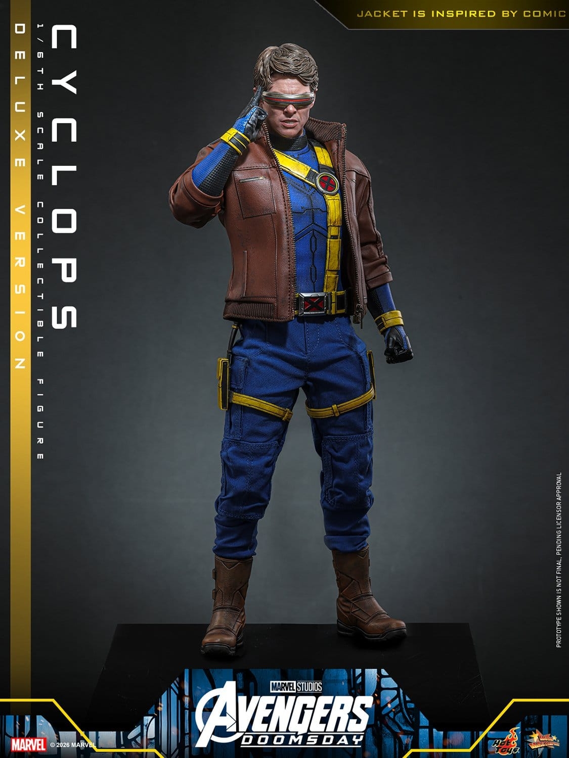 Cyclops von Hot Toys Deluxe version - MMS909 - Avengers: Doomsday 1/6 Maßstab Actionfigur