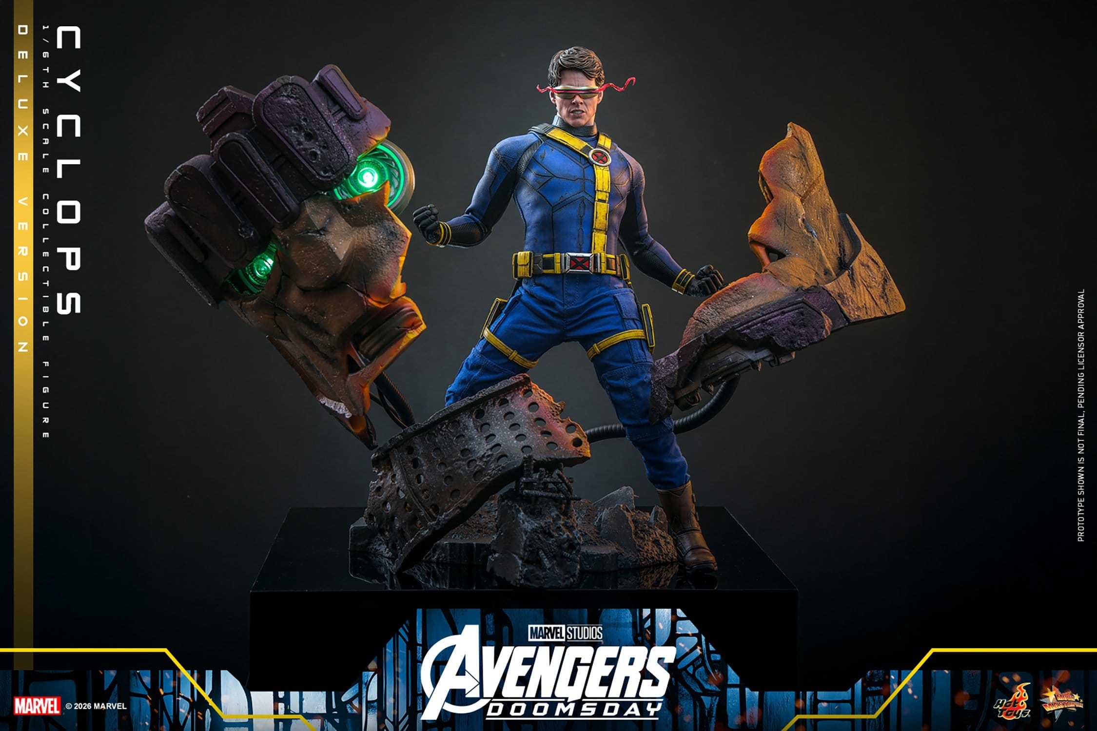 Cyclops von Hot Toys Deluxe version - MMS909 - Avengers: Doomsday 1/6 Maßstab Actionfigur