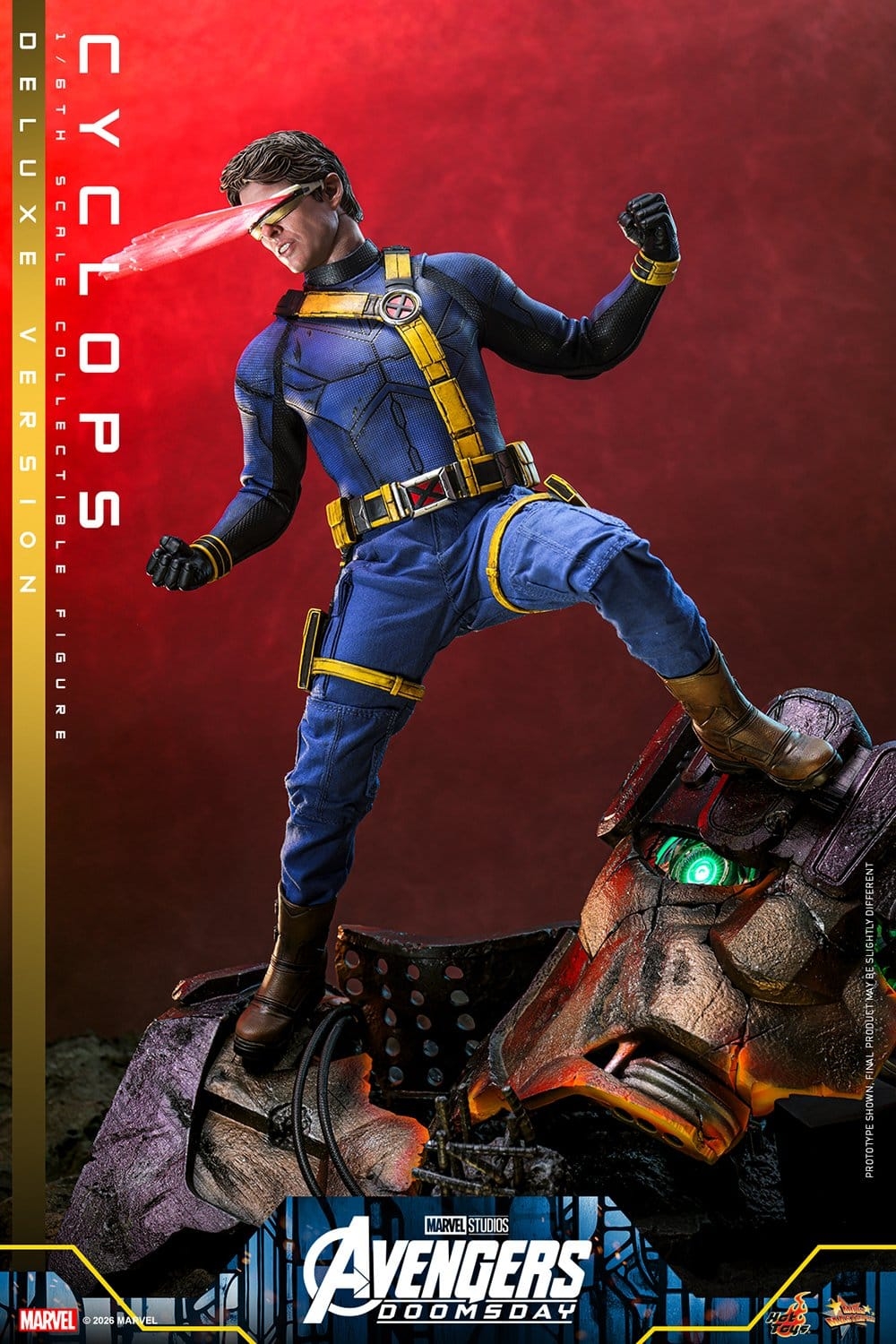 Cyclops de Hot Toys Deluxe version - MMS909 - figura de acción Avengers: Doomsday a escala 1/6