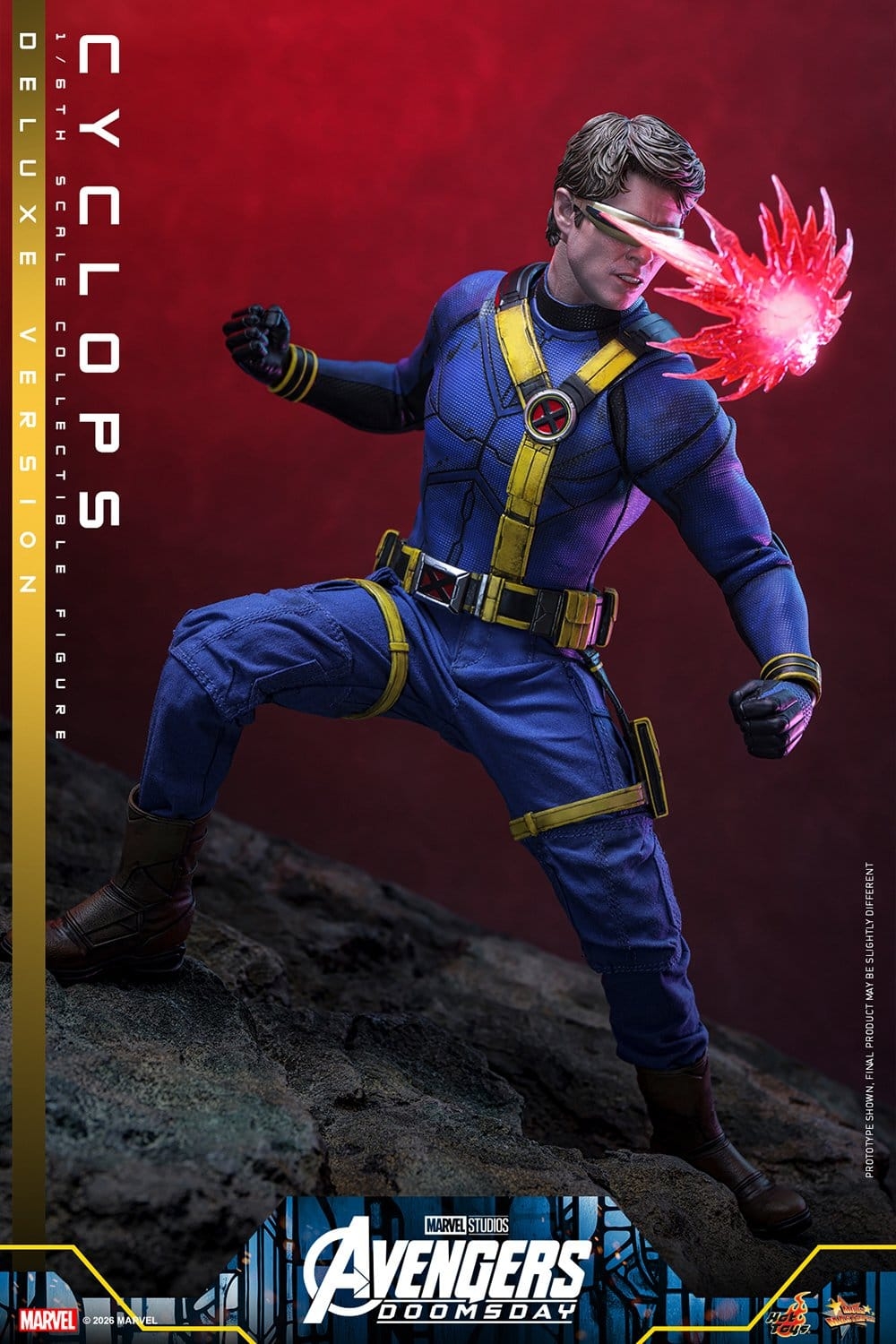 Cyclops Deluxe par Hot Toys - MMS909 - figurine 1/6 Avengers: Doomsday de 30 cm