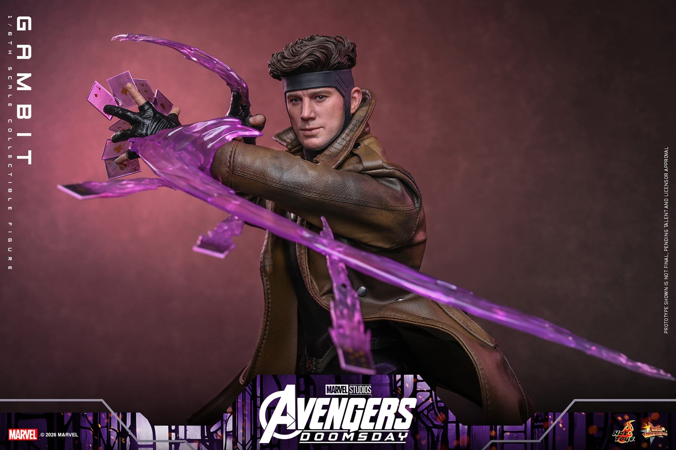 Gambit de Hot Toys - MMS910 - figura de acción Avengers: Doomsday a escala 1/6