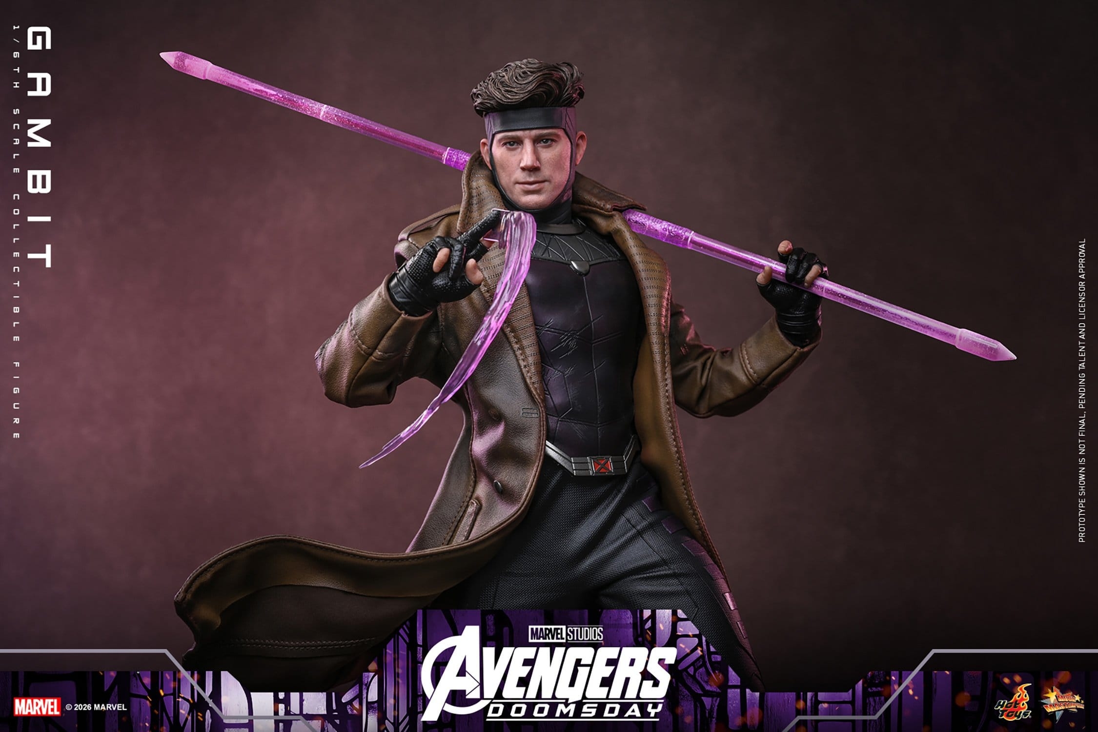 Gambit di Hot Toys - MMS910 - action figure Avengers: Doomsday in scala 1/6