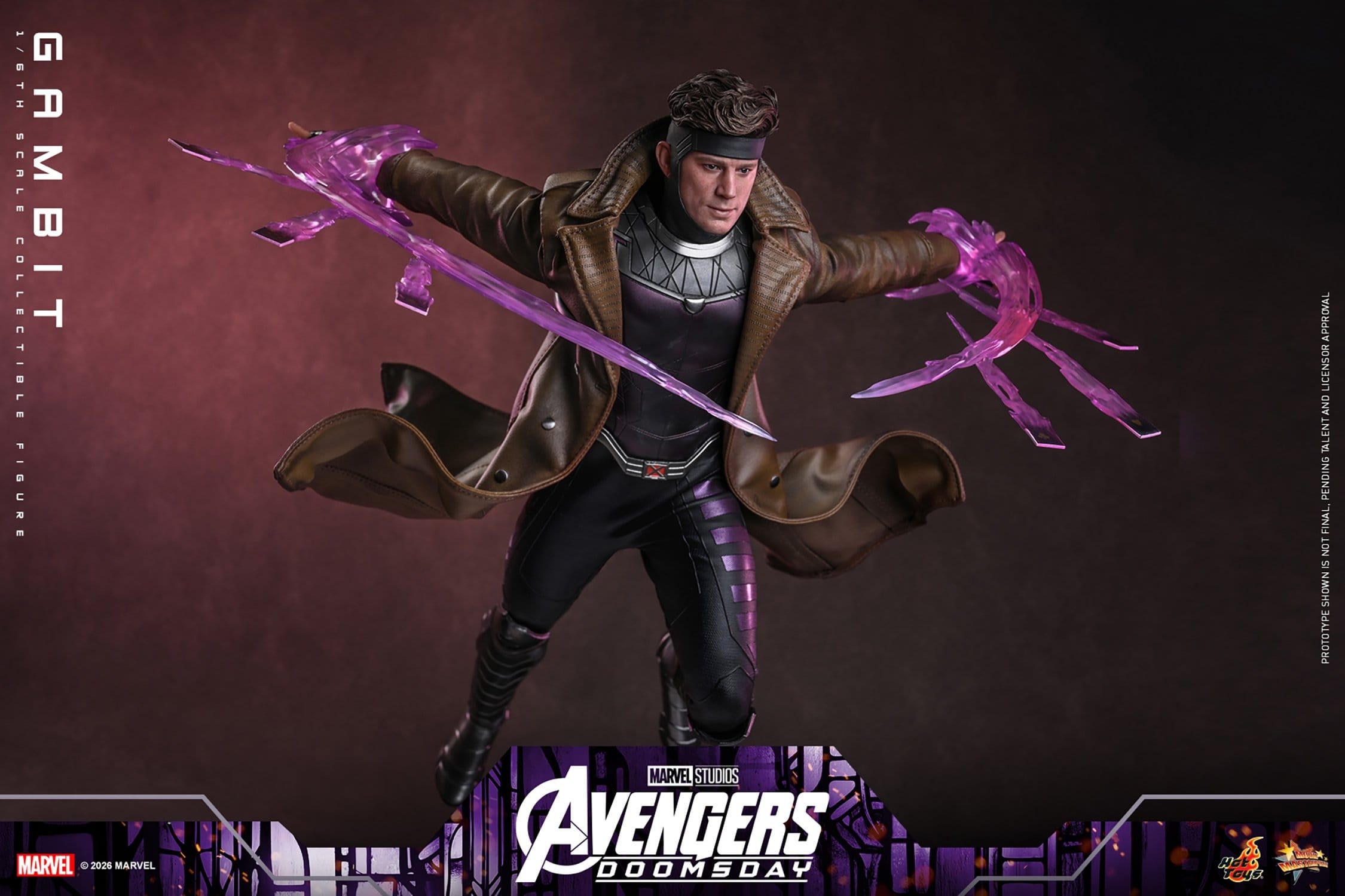 Gambit by Hot Toys - MMS910 - Avengers: Doomsday 1/6 scale action figure