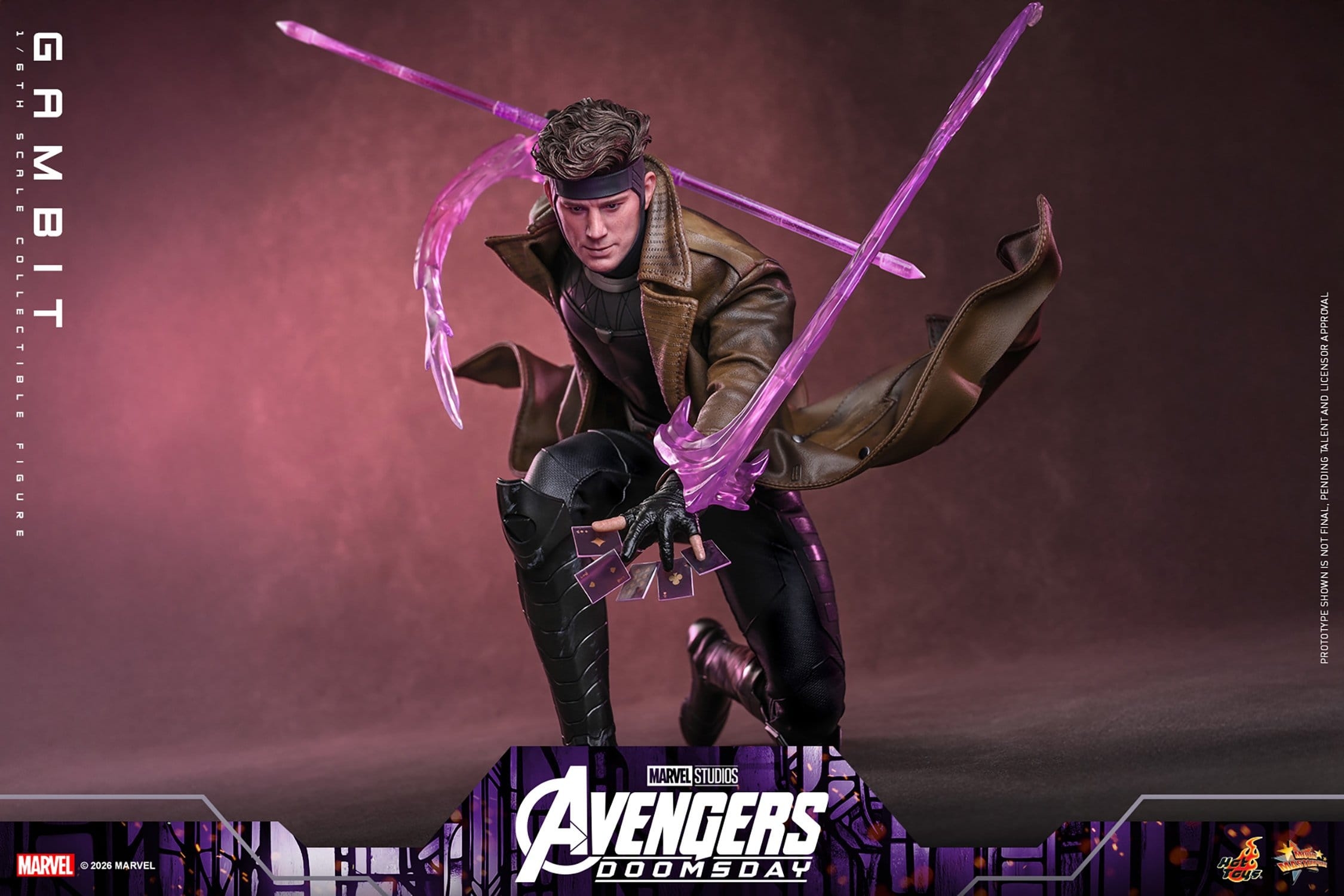 Gambit by Hot Toys - MMS910 - Avengers: Doomsday 1/6 scale action figure