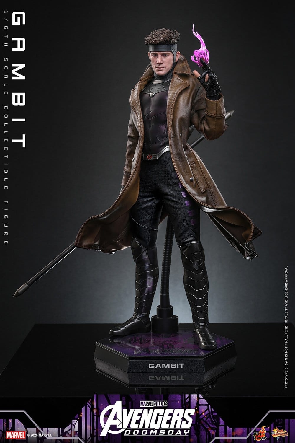 Gambit de Hot Toys - MMS910 - figura de acción Avengers: Doomsday a escala 1/6