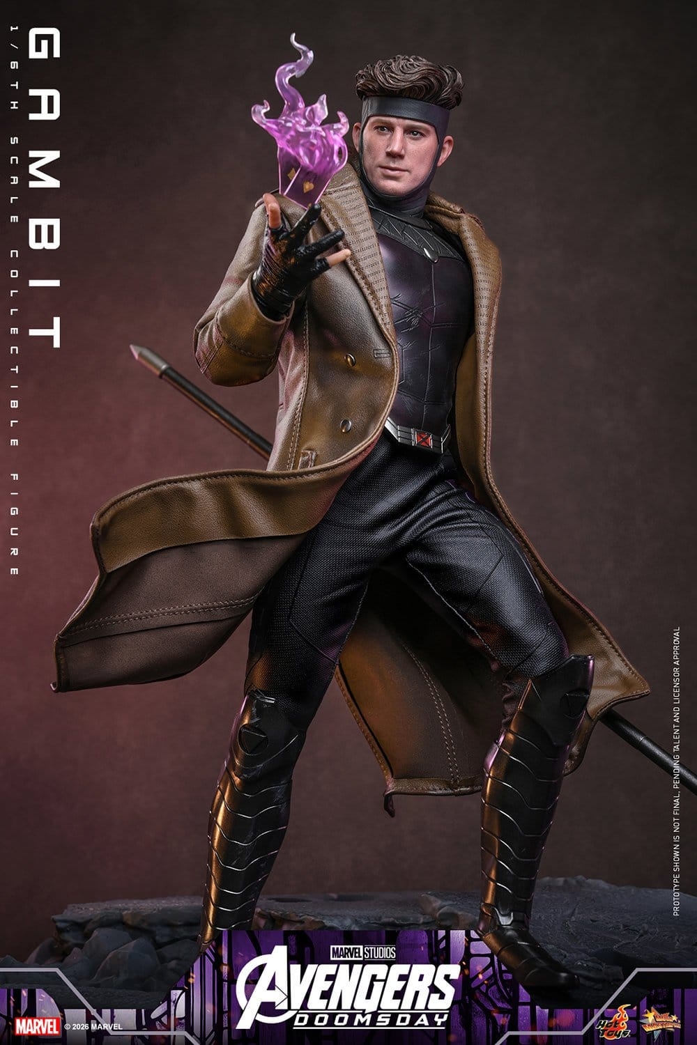 Gambit de Hot Toys - MMS910 - figura de acción Avengers: Doomsday a escala 1/6