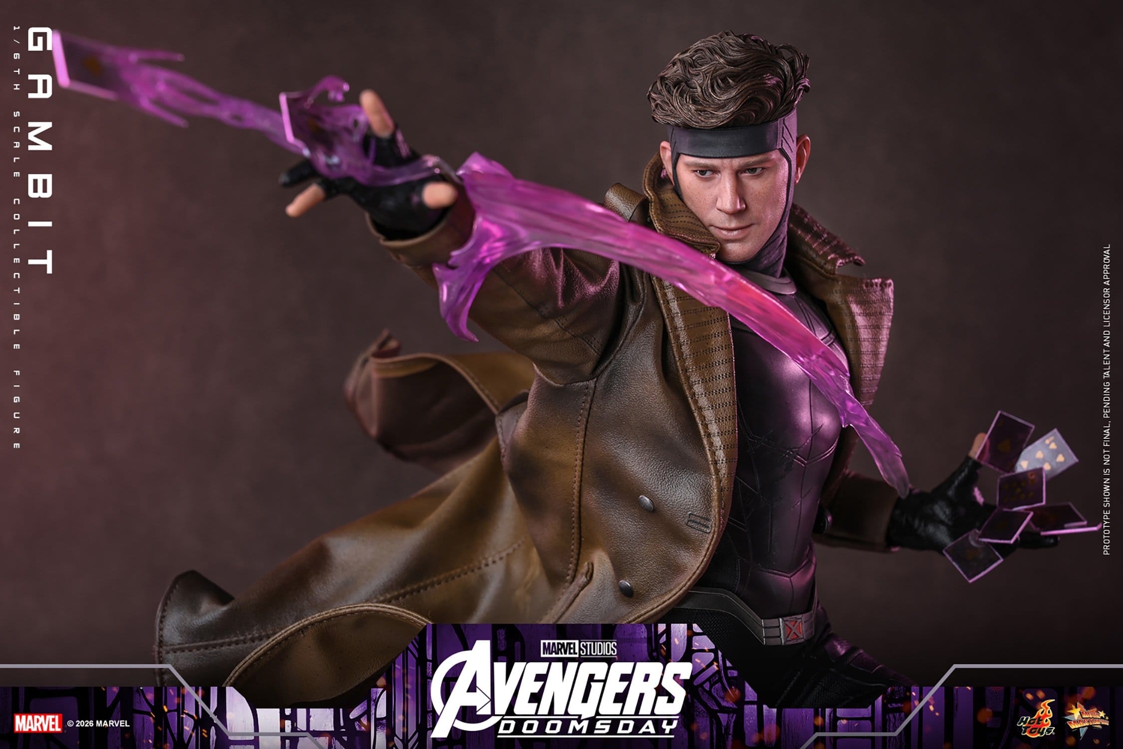 Gambit de Hot Toys - MMS910 - figura de acción Avengers: Doomsday a escala 1/6