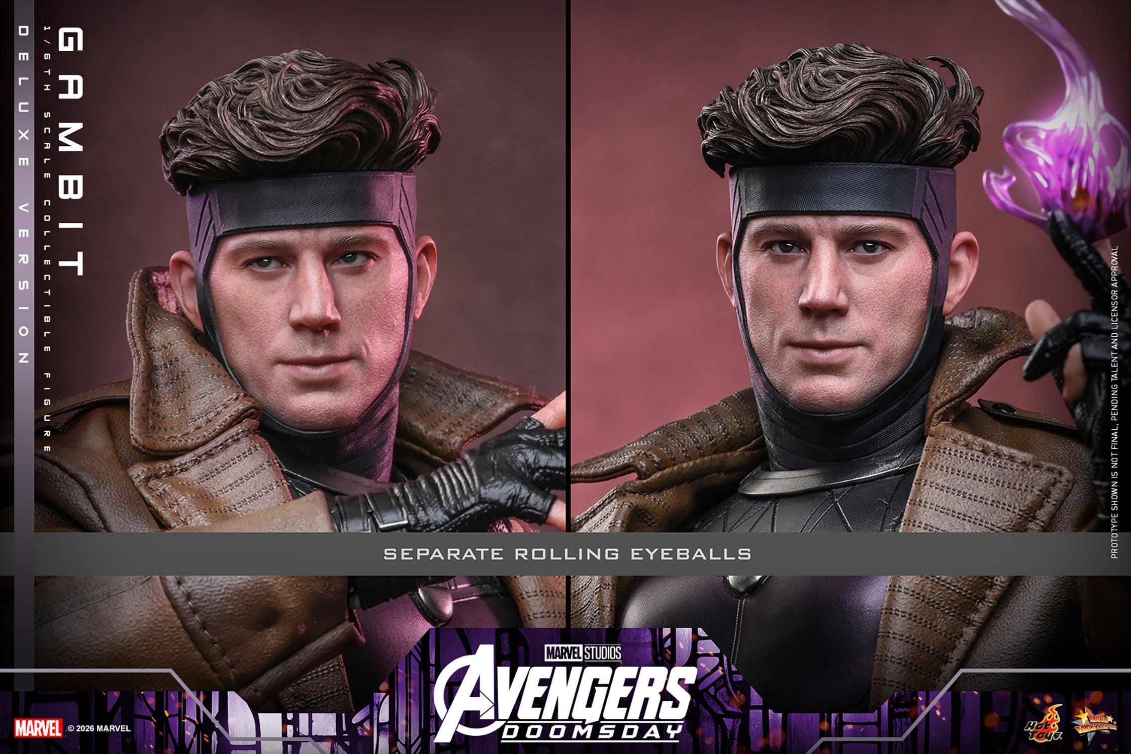 Gambit van Hot Toys Deluxe version - MMS911 - Avengers: Doomsday 1/6 schaal actiefiguur