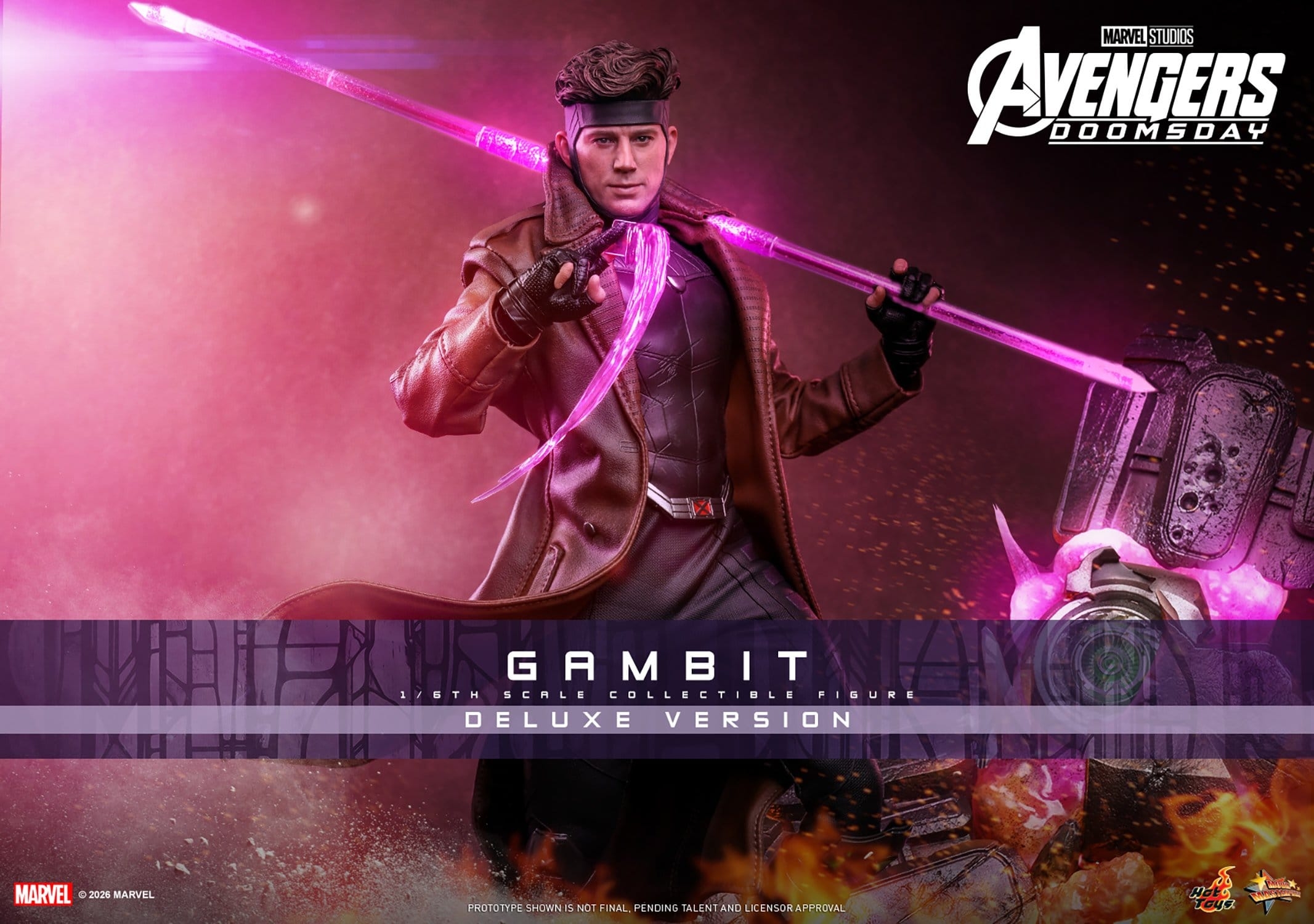 Gambit Deluxe by Hot Toys - MMS911 - Avengers: Doomsday 1/6 scale action figure