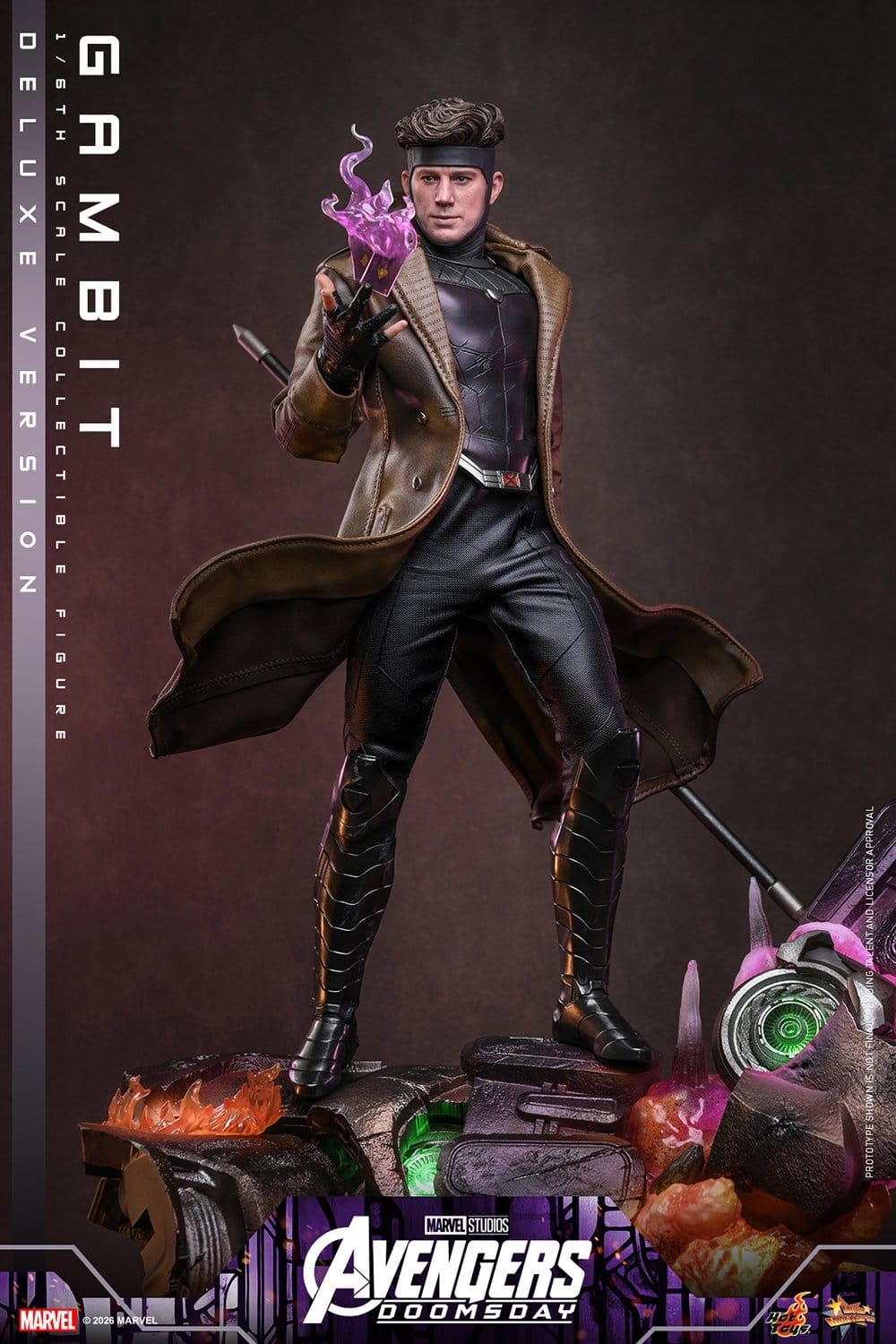 Gambit Deluxe par Hot Toys - MMS911 - figurine 1/6 Avengers: Doomsday de 31 cm