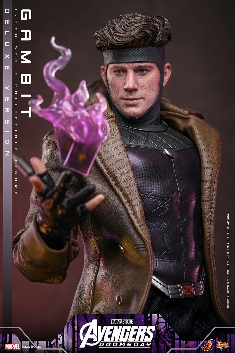 Gambit de Hot Toys Deluxe version - MMS911 - figura de acción Avengers: Doomsday a escala 1/6