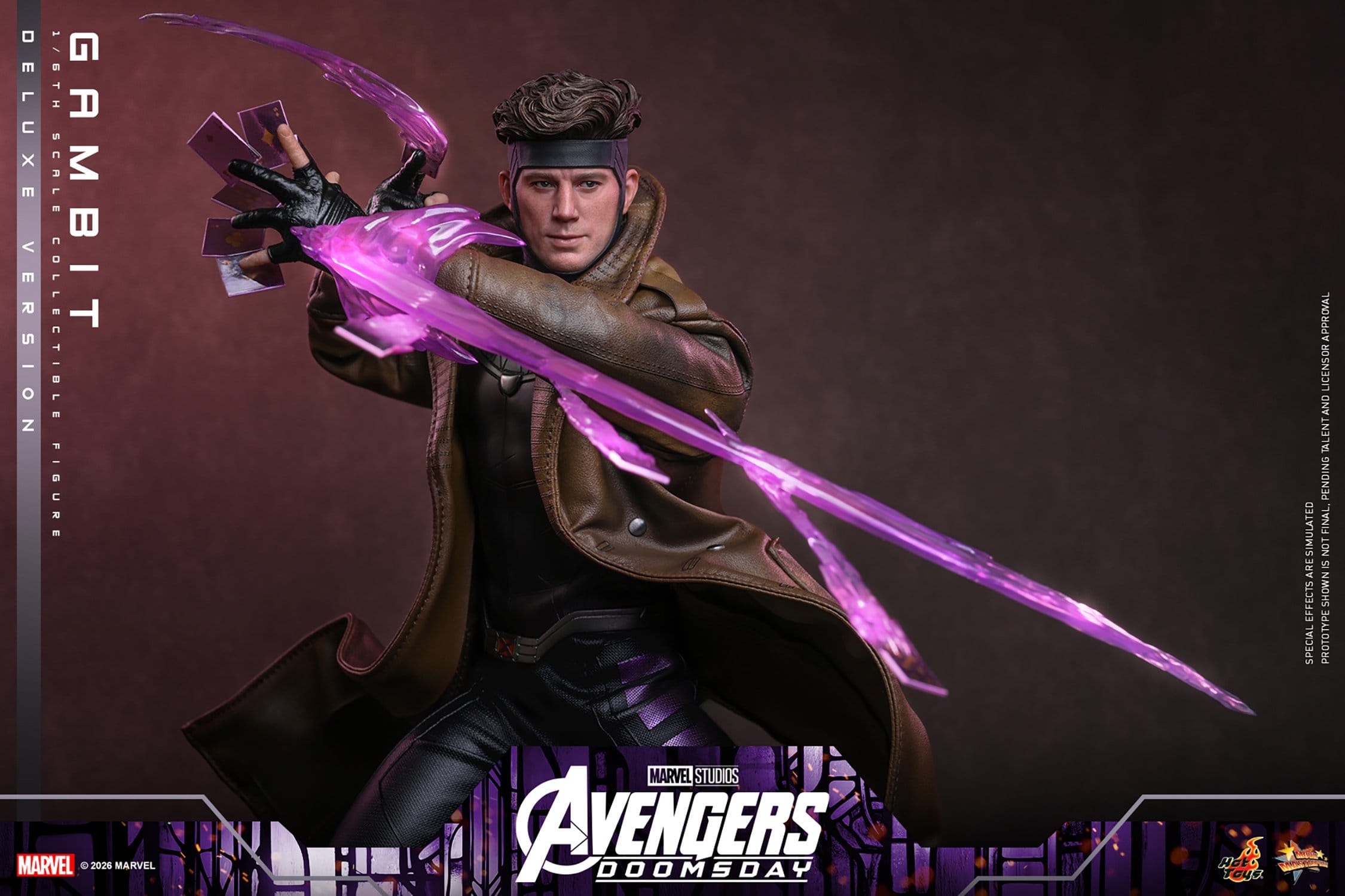 Gambit von Hot Toys Deluxe version - MMS911 - Avengers: Doomsday 1/6 Maßstab Actionfigur