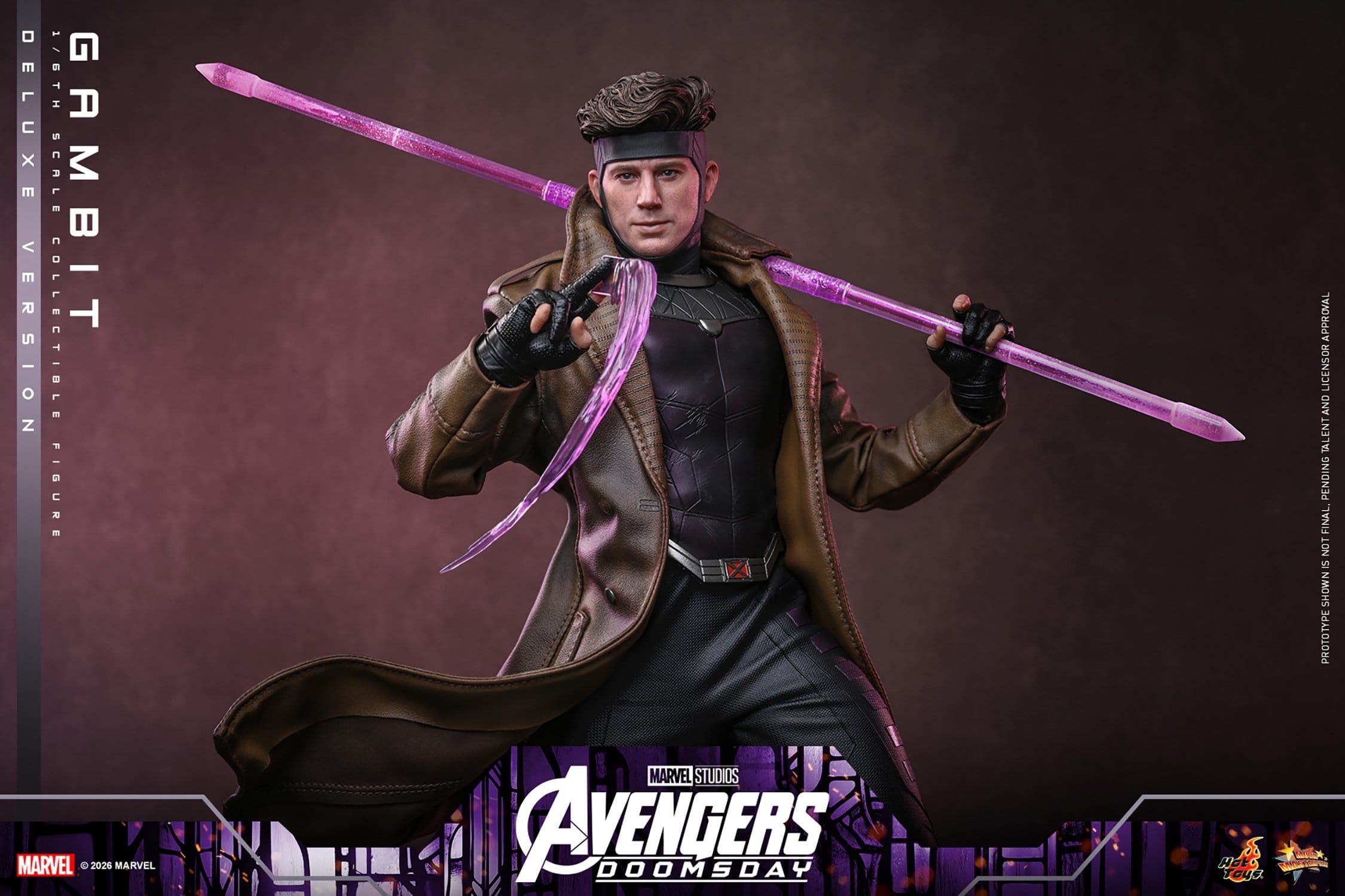 Gambit von Hot Toys Deluxe version - MMS911 - Avengers: Doomsday 1/6 Maßstab Actionfigur